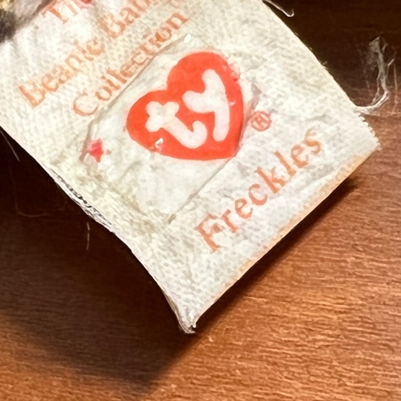 ๐ TY Cheezer the Mouse 2000 Beanie Baby & Freckles the Leopard 1996 with Error - Picture 11 of 13